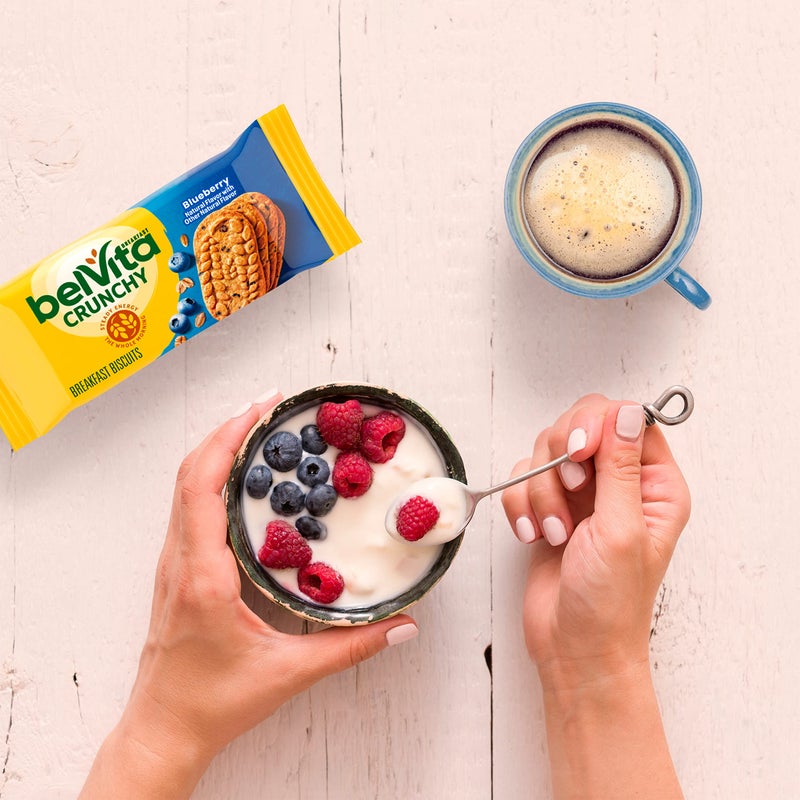 belVita Breakfast Bars Biscuits, Blueberry, 8 Packs (4 Biscuits Per Pack) - Image 5